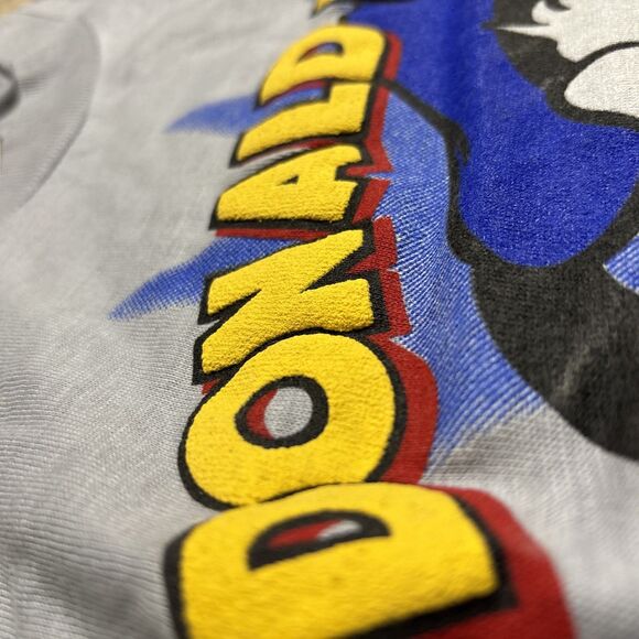 Vintage Single Stitch M Donald Duck 1986 Raised print NWOT - Shelfware - Picture 6 of 11